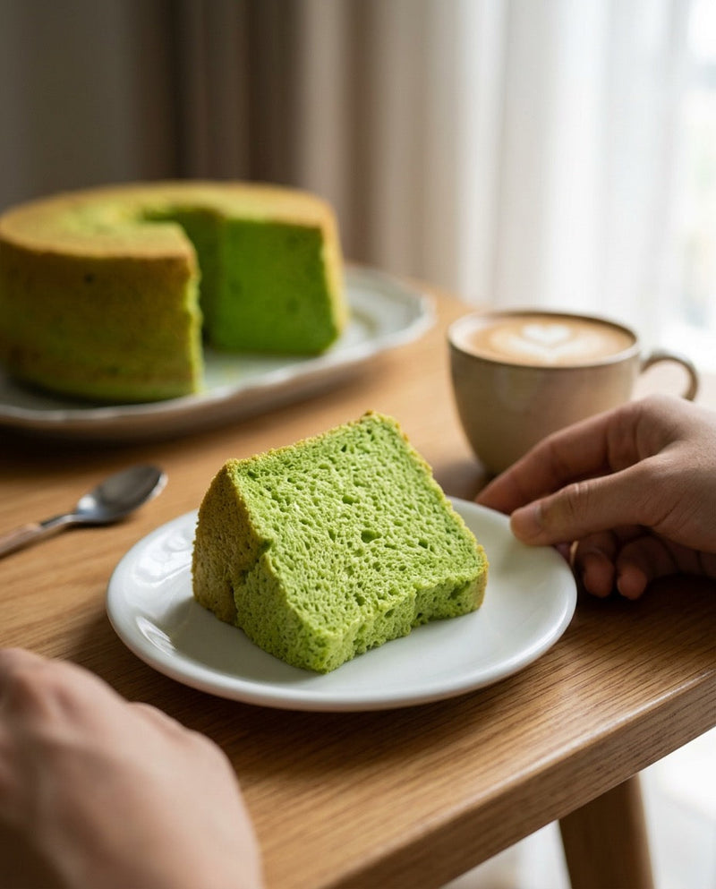 Chiffon cake au pandan