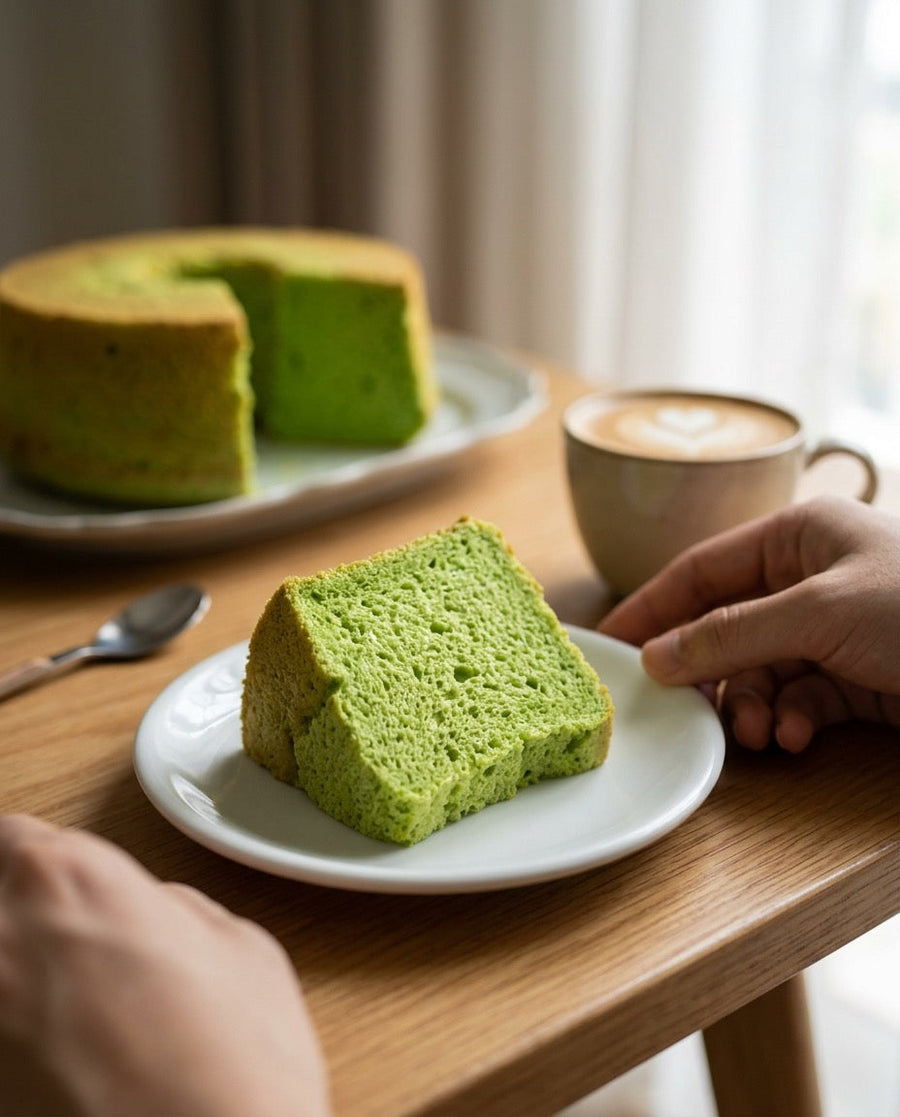 Chiffon cake au pandan